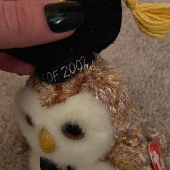 NWT Ty Beanie Baby Class of 2002 Smarter the Owl - Picture 3 of 4